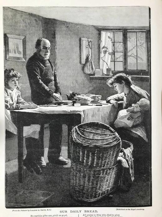 1893年 家庭箴言杂志 约百幅插图 漆布精装16开 商品图5