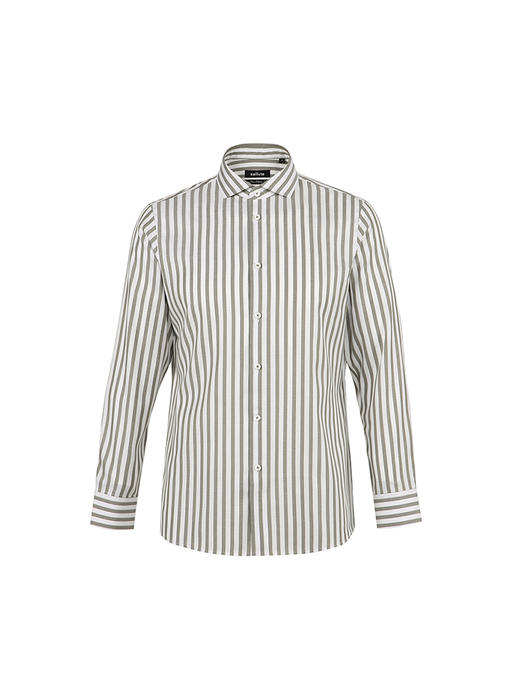 callisto绿色条纹全棉衬衫 SSSTL090C 商品图2