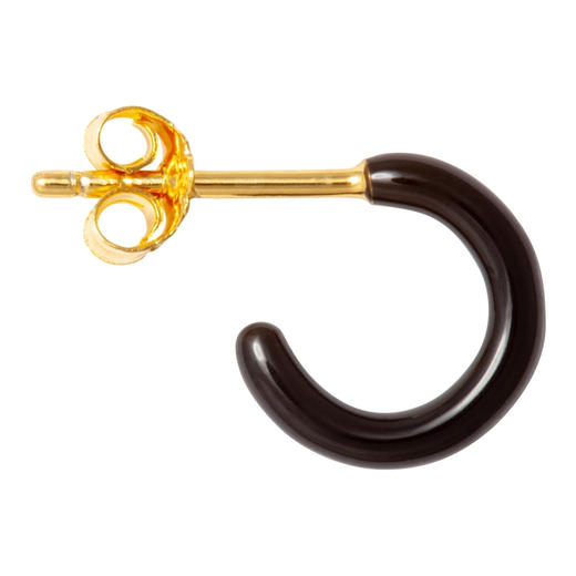 北京仓｜LULU Copenhagen-Color Hoop-彩圈 黑色 耳环 (单只)［丹麦设计师］ 商品图0