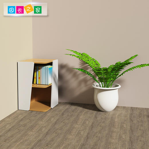 柏林印象转角置物柜幼儿园转角处创意墙角落地置物柜 商品图1