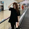 【夏季新款！女神必备~】韩版宽松中长款短袖T恤，时尚潮流款，简洁大方，舒适自在，女学生衣服女装，让你瞬间引领潮流！ 商品缩略图7