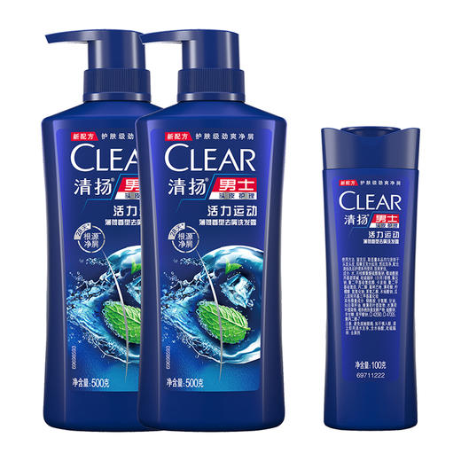 清扬男士去屑防脱韧发型(400g+50g) 商品图1