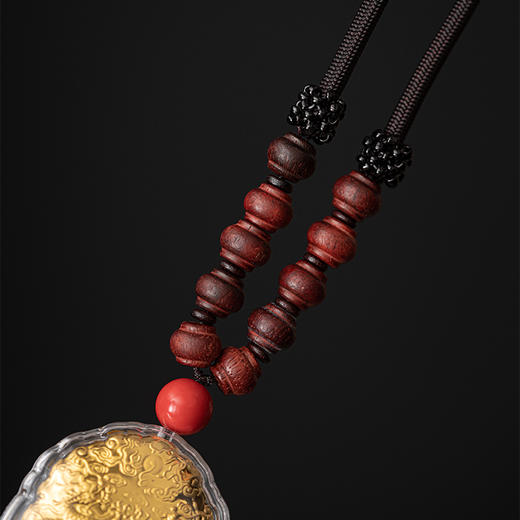 双龙平安挂件 足金金片 商品图5