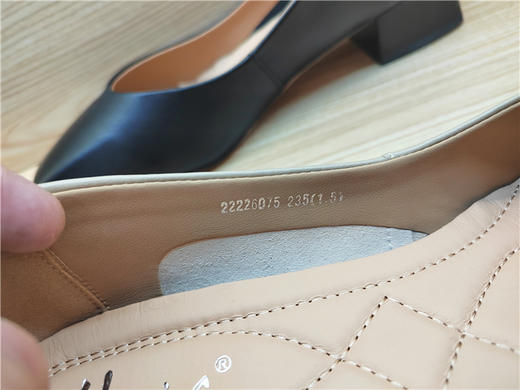2022夏季新款豪行真皮舒适休闲女鞋22226075时尚浅口平底单鞋正品 商品图6