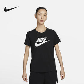 【小码特惠】Nike/耐克女子印花T恤夏新款纯棉休闲轻便柔软透气短袖DX7907-010