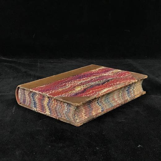 1871年 司各特《红铁手骑士》 约5幅版画插图 真皮精装32开 商品图1