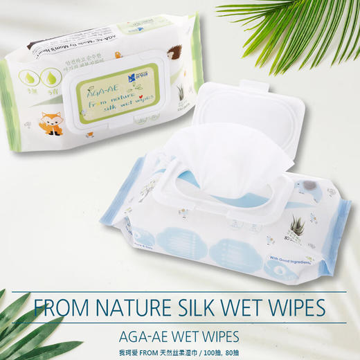 (2包装）我珂爱湿巾100抽 商品图0