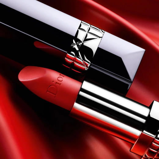 迪奥Dior口红烈艳蓝金999 缎光唇膏正红3.5g 商品图4