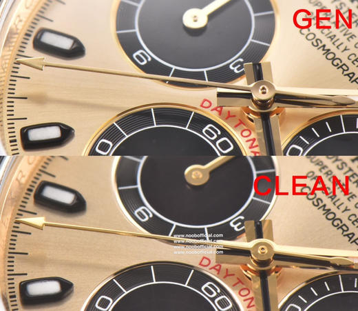 CLEAN厂/C厂劳力士116518『搭配正品一致的4130一体机芯』黄金余文乐胶带迪通拿 电镀18k真金加厚 电镀厚度已经达到了包金的标准 基于正品original原版开模的supercopy版本❕ 商品图4