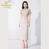 乔万尼中式旗袍夏季收腰连衣裙气质高级感ET2E201 商品缩略图1