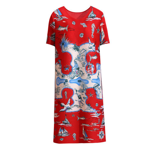 XSL S3236妈妈夏装连衣裙宽松大码 商品图4