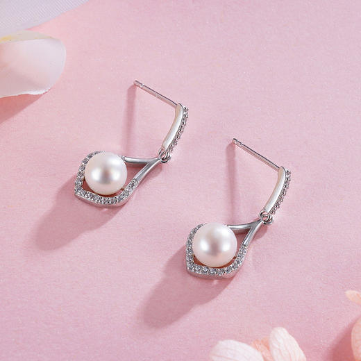 子佩集S925银珍珠耳钉【EM2143-XF】2305 商品图5