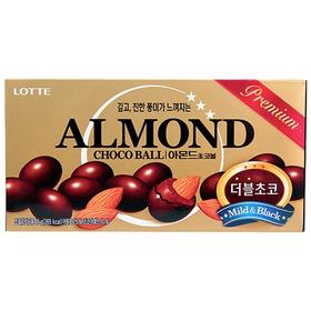 乐天扁桃仁夹心巧克力46g롯데 아몬드초코볼