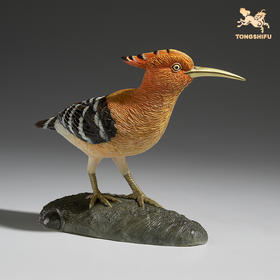 铜师傅 铜摆件 《铜师傅百鸟集》之戴胜鸟 家居饰品 桌面摆件