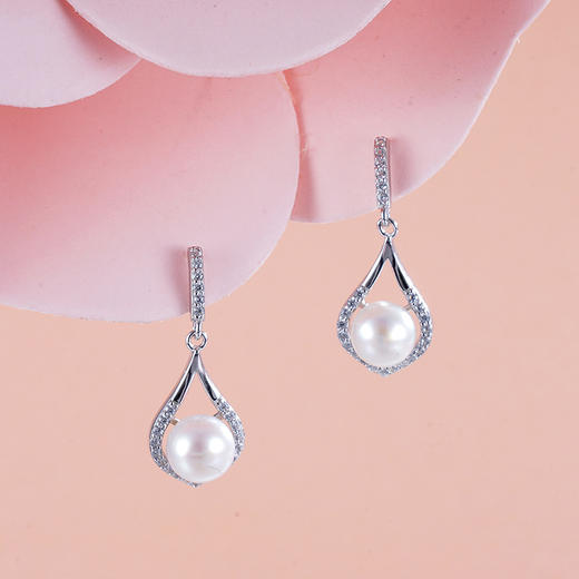 子佩集S925银珍珠耳钉【EM2143-XF】2305 商品图2