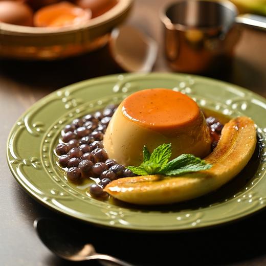 黑珍珠蕉糖布丁 Crème Caramel with Banana & Boba Pearl 商品图0