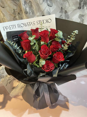 【Only you唯爱】11朵精品玫瑰花束