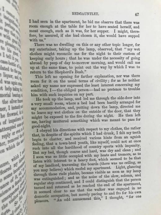 1871年 司各特《红铁手骑士》 约5幅版画插图 真皮精装32开 商品图8