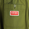 KENZO 高田贤三 男士棉质徽标贴花直筒休闲运动裤 军绿色 FD55 PA501 9RD 50 商品缩略图3