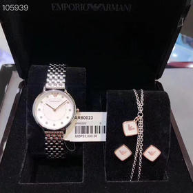 ¥1099直邮！Armani AR80023 阿玛尼手表礼盒⌚️表盘内11颗水晶镶嵌刻度