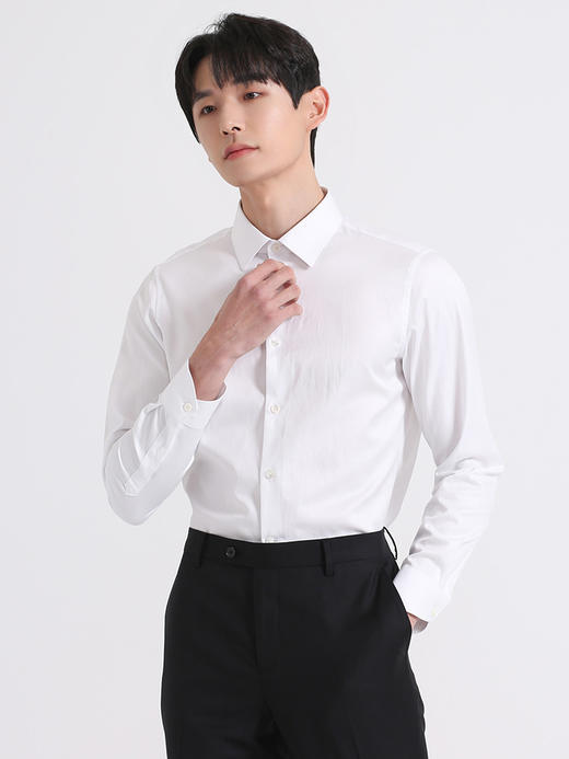 callisto白色全棉衬衫 SSSTL091C 商品图1