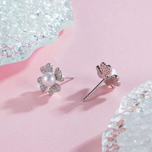 子佩集S925银珍珠耳钉【EM2585-XF】2305 商品图7