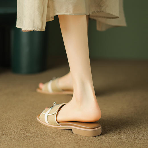 简约百搭，牛仔拖鞋沙滩拖MT-ML8392 商品图2