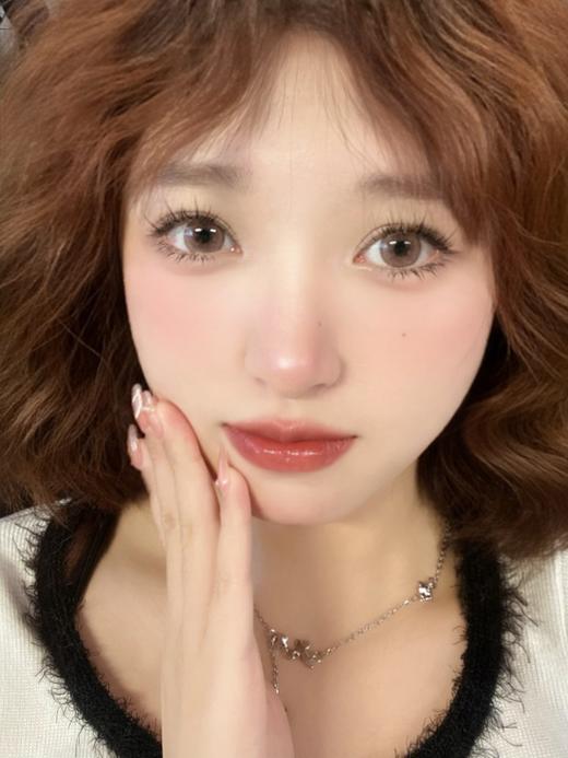 【中直径】VOKIVOKI-蜜桃透棕-14.2mm【年抛 0-1000度 无525/575】 商品图9