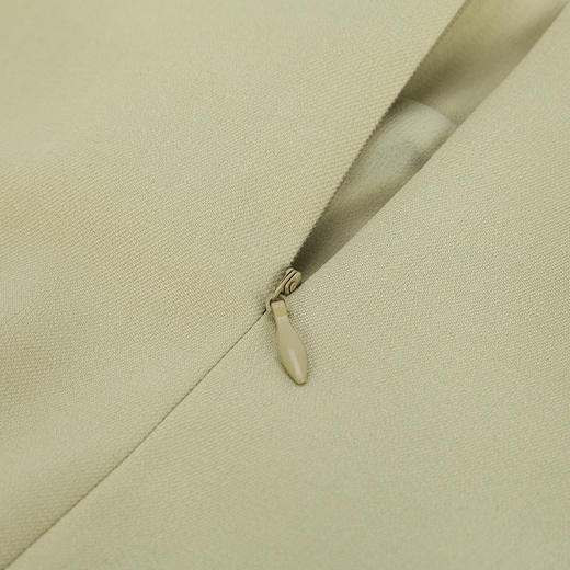 NF8F9斯尔丽瑟俪2023夏季新款领口收褶中长款搭配腰带名媛OL职场连衣裙 商品图4