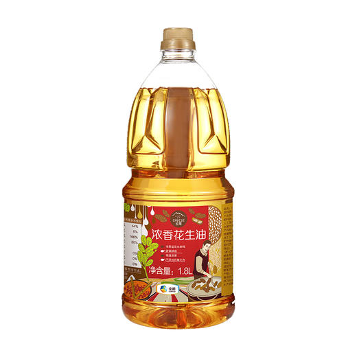 中粮初萃浓香花生油1.8L 商品图0