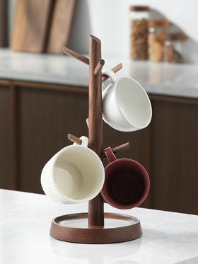 初心| 北欧创意树杈家用水杯架榉木胡桃木