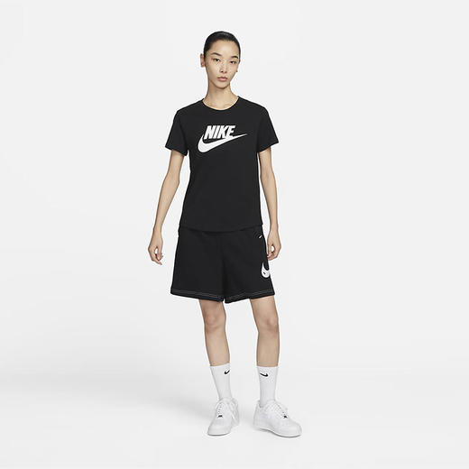 【小码特惠】Nike/耐克女子印花T恤夏新款纯棉休闲轻便柔软透气短袖DX7907-010 商品图2