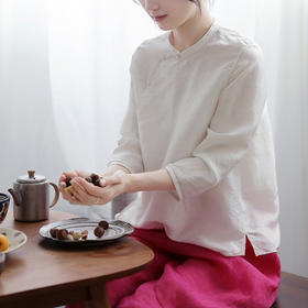 裁缝学苑AS51真丝衬衫纸样女桑蚕丝立领中式唐装上衣茶服衣服裁剪