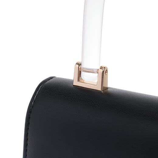 莫斯奇诺 MOSCHINO 女士手提包 简约字母图案PU革单肩包链条包 商品图3