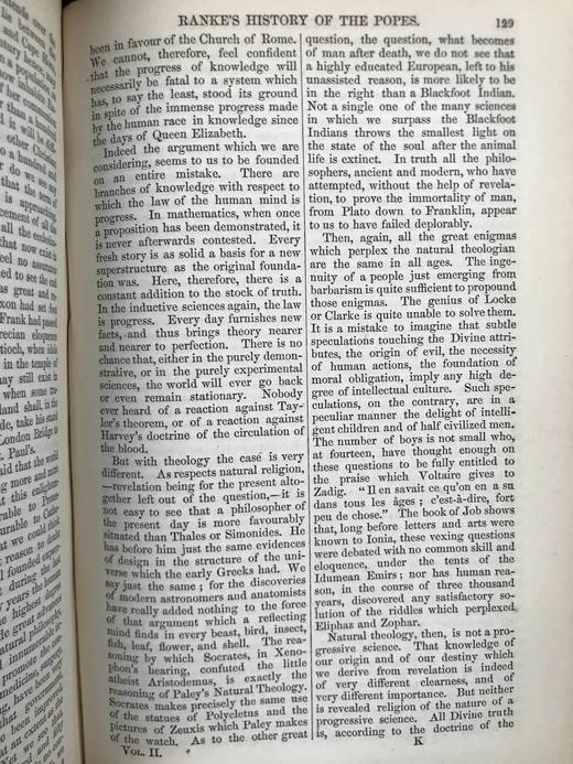 1854年 麦考莱评论与历史随笔集（全2卷合订本） 真皮精装32开 商品图6