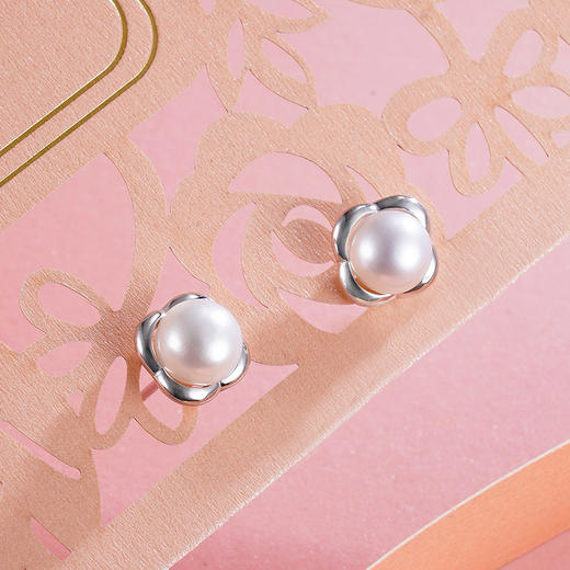 子佩集S925银珍珠耳钉【EM1197-XF】 商品图1