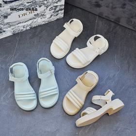 新品特材舒适松糕百搭休闲凉鞋394B32548