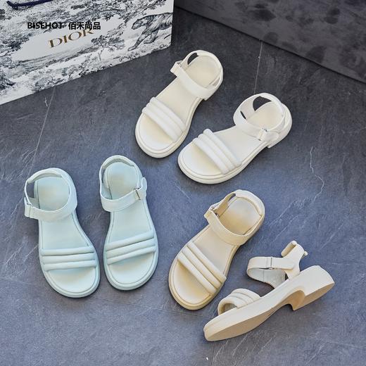 新品特材舒适松糕百搭休闲凉鞋394B32548 商品图0