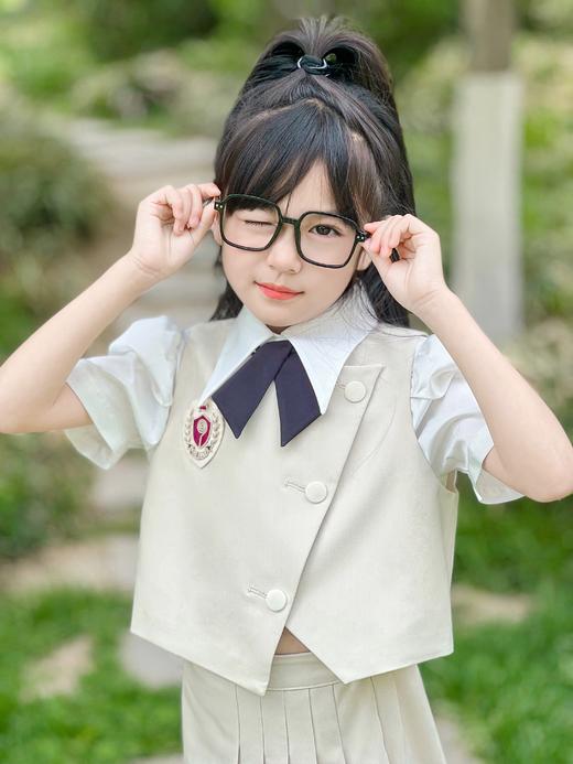 【云优选】pureshare蓬纱馆 女童学院风套装新款儿童百褶裙两件套女孩夏 商品图7