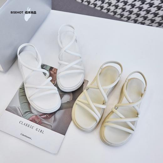 新品特材舒适松糕百搭休闲凉鞋394B32549 商品图3