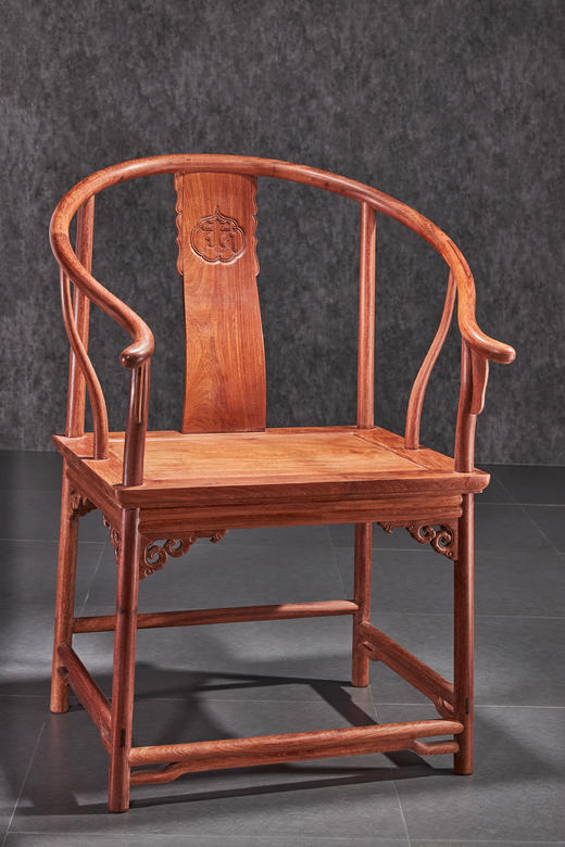 红桥红  家具严选  缅甸花梨（大果紫檀）【恭王府寿字纹圈椅】 商品图3