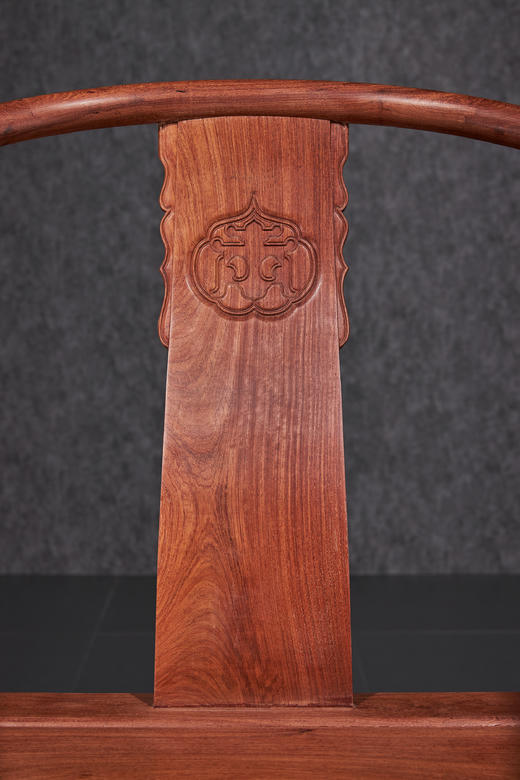 红桥红  家具严选  缅甸花梨（大果紫檀）【恭王府寿字纹圈椅】 商品图1