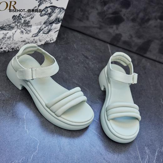 新品特材舒适松糕百搭休闲凉鞋394B32548 商品图7