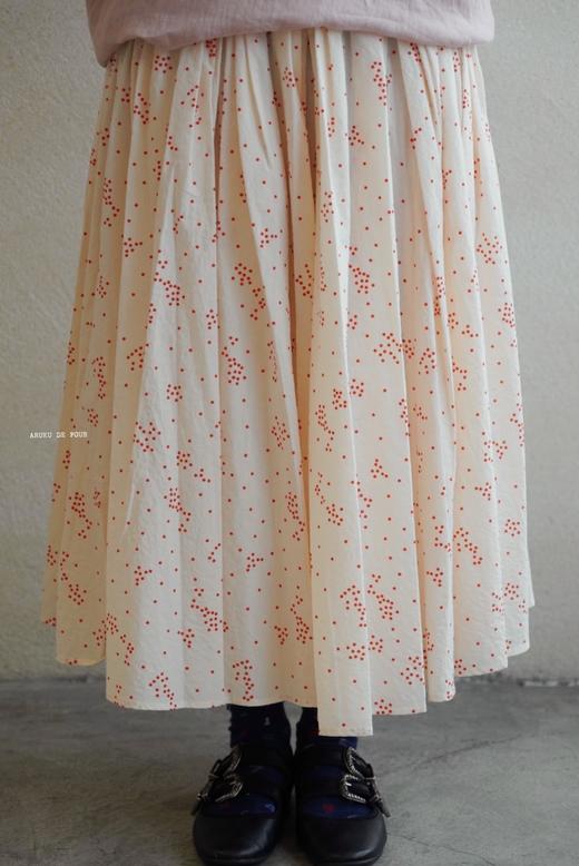 apuntob 波浪印花小红点半身裙 商品图6