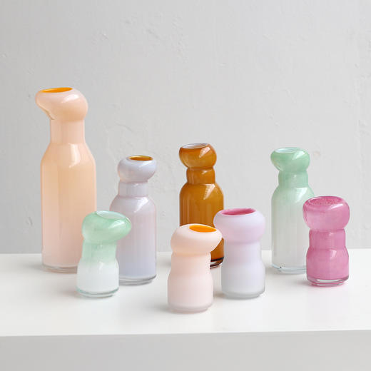 磁粉玻璃花瓶抽象摆件工艺品 商品图4