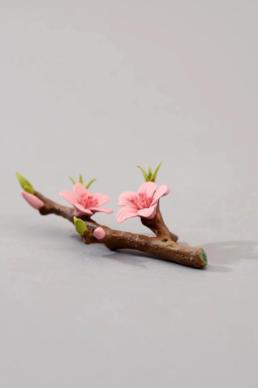 手捏瓷花°桃花红 商品图2