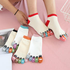 【服装鞋包】五指袜女可爱日系短筒春秋棉质品质棉袜