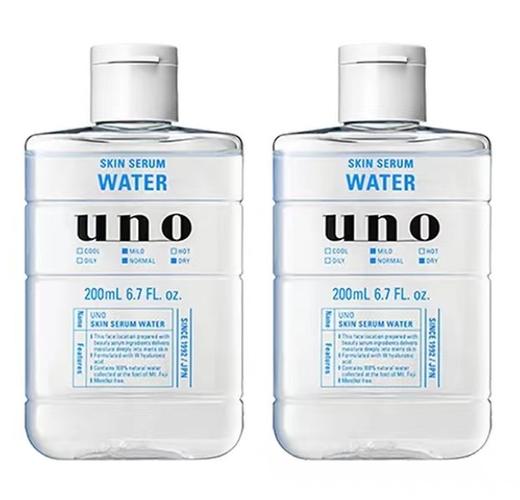 资生堂uno男士清爽保湿爽肤水200ml*2瓶【保税直发】 商品图0