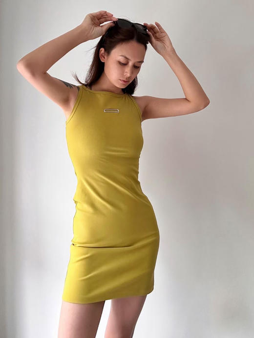 针织紧身短款连衣裙 商品图2