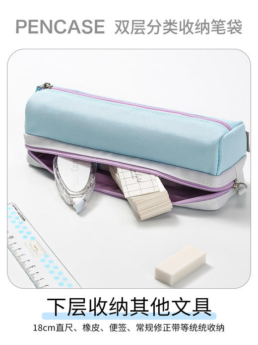 国誉PENCASE双层分类收纳笔袋 商品图3